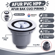 AFUR PVC HPP - AFUR DISHWASH - avur - water drain sink strainer - kitchen sink - plastic body