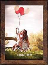 HORLIMER 5x7 Picture Frame Set of 1, Brown Picture Frames Display 5 by 7 Photo for Wall or Tabletop