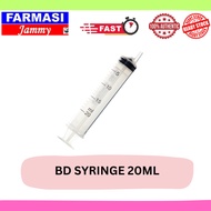 BD NEEDLE SYRINGE 20ML