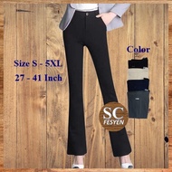 SC Ladies Wear Seluar Slack Panjang Bootcut Mini Office Plain Long Pants Wanita Perempuan Formal