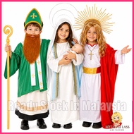 MYLITTLELASS Kids Nativity Play Costume Jesus Mary Joseph Outfit for Children Christmas Church Perfo