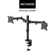 Goobay Monitor Mount - (Single / Dual) Pole (17-32) - Black