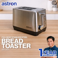 Astron SBT-203 Bread Toaster | Full Body Stainless Steel | 2 compact slice toaster | toaster bread