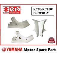 SUZUKI RC80 / FR80 / RGV LEGSHIELD ASSY 0 KEPAK WING SAYAP LEG SHIELD FRONT COVER PUTIH PLASTIC DADA