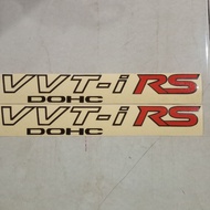 VVTi DOHC RS Stickers for Car Doors (Pair)