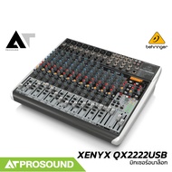 Behringer XENYX QX2222USB มิกเซอร์อนาล็อก ช่องเชื่อมต่อไมค์ 8 ช่อง มี 2 Aux มอนิเตอร์ AT Prosound