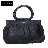 Furla 皮革褶皺迷你包 [二手]