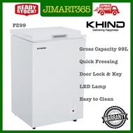 Khind Chest Freezer FZ99 (99L) Peti Sejuk Beku Khind FZ99