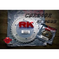 [Wheel Workshop] CBR250R CB300R Front 14 Rear 38 Chainring Set Steel RK520 Oil Seal Primary Color Ch
