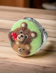 可愛動物隨身鏡