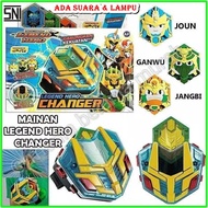 LEGEND HERO CHANGER EFEK SUARA DAN LAMPU HERO PIECE MAINAN SERIAL RTV