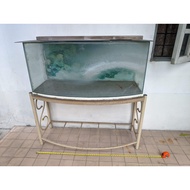 4ft 115cm Large fish aquarium glass tank marine life (used)