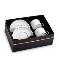 派對茶具組(二件套)-White + Gold【L'Objet】
