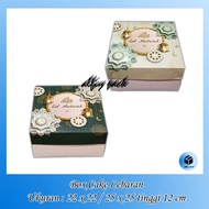1 pack contains 5 pcs EID CAKE BOX SIZE 22X22X8 / 22X22X12 CM LAYERED CAKE BOX LEGIT CAKE DUS CONTAI