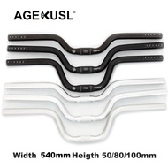 Aceoffix Bike M Handlebar Bar 25.4mm W540mm H50 80 100mm Use For Brompton Pikes Dahon Fnhon Folding Bicycle