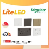 Schneider Avataron C Switch & Socket Dark Grey|Wine Gold|White (HDB Condo Landed BTO)
