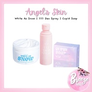Angels Skin White as Snow Bleaching Cream Cupid Soap 777 Deo Spray