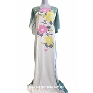 PROMO SALE Kaftan Cotton Viscose Baju Tido Kelawar Butterfly Bunga Tabur Pastel Premium Exclusive