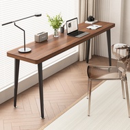 Solid Wood Long Table Simple Office Computer Desk Home Small Apartment Desk Living Room Balcony Stud