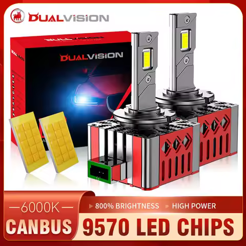 Dualvision D1S D3S LED Headlights Canbus No Error 50000LM 110W Power Auto Lamp 30PCS 9570 CSP HID D1