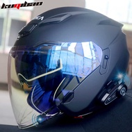 Cool Rider Motorcycle Helmet Electric Dual Lens Rider Bluetooth Intercom Half Helmet DOT Universal 3