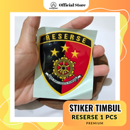 Stiker Reserse Baru Timbul Sat Reskrim Motor Mobil Polri AlFatih Army