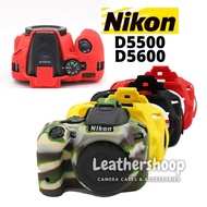 Nikon D5500 D5600 Case Rubber Cover Body Connector Camera Case