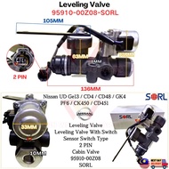 95910-00Z08-SORL Nissan UD Ge13 Injap Meratakan Leveling Valve & Switch & Sensor Switch Type.2 PIN L