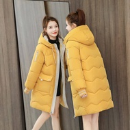 Ladies Down Jacket 2021 Winter New Mid-length Down Jacket Female Korean Fashion Loose Warm Cotton Ja