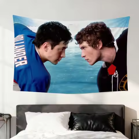 Hardcore Hockey Fan Gift, Ilya Heated Rivalry Tapestry for Bold Man Cave Dorm Statement Wall