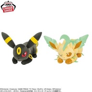 預訂 日本直送 Pokemon 寵物小精靈 寶可夢 軟呼呼毛公仔 伊布家族～月亮伊布、葉伊布～午睡ver. 景品 包送港