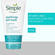 Simple facial cleanser tube 150ml