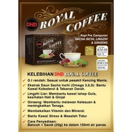 DND ROYAL COFFEE kopi pra campuran Sacha Inchi, Lingzhi &amp; Ginseng