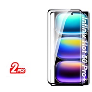 2 chiếc kính 9D forinfinix Hot 50 Pro Plus Miếng dán màn hình kính cường lực Infinix Hot 50 Pro + In
