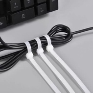 HTF 100pcs Nylon Cable Ties Multi Purpose Cable Tie Self-Locking Cable Zipper 3x100mm Ties Cable Str