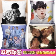 BTS BTS Merchandise Pillow Taehyung Jungkook Park Jimin Min Yoongi Custom Gift Plush Toy