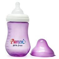 Pureen Wide Neck Bottle BPA Free [ 4oz / 8oz ] Botol Susu Bayi pureen botol susu
