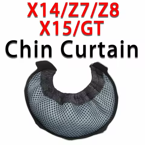 Motorcycle Helmet Chin Curtain for Shoei X14 Z7 X15 Z8 GT AGV K5 K5S K3SV K1 Replacement Parts Acces