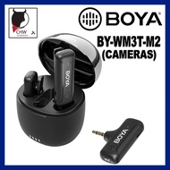 BOYA BY-WM3T-M2/D2/U2 2.4GHz DUAL-CHANNEL WIRELESS MICROPHONE SYSTEM FOR MOBILE JOURNALISTS, VLOGGER