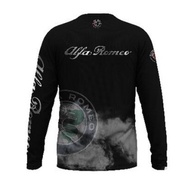 2025 Sublimation Alpha Romeo Tshirt / Baju Microfiber Jersi / Round Neck Short Sleeve / Tshirt Jerse