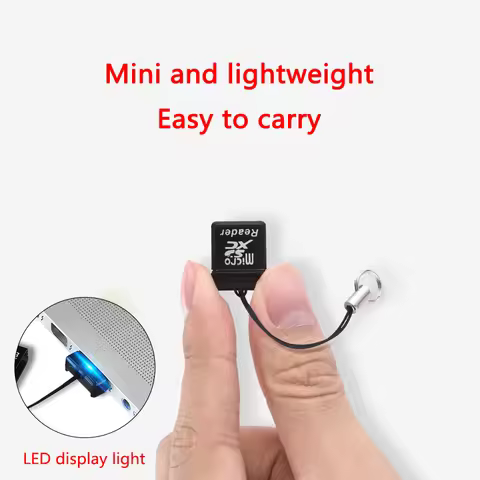 Mini Card Reader Super Speed USB 2.0 Mini TF Card Reader Adapter High Quality Card Reader For Comput