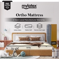 MyLatex ORTHO ROLL PACK MEMORY FOAM mattress 5 inch +-  Single Super Single Queen King Mattress- Anti-Dust Mite Anti-Fungal Anti-Bacterial Lightweight mattress