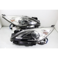 USED MAZDA3 MAZDA 3 BL AXELA HID Front Headlights Lamp Lampu Depan 1pair JAPAN HALFCUT SET ORIGINAL