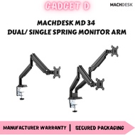 MACHDESK MD 34 DUAL/ SINGLE SPRING MONITOR ARM