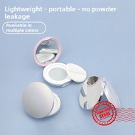 Loose Powder Case Container With Puff Travel Make Up Cosmetic Container Powder Compact H8y6