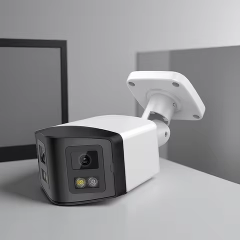 Hikvision Compatible 4K 8MP 170° Panoramic IP Camera IR&ColorVu 2-way Audio Human Detection SD Card