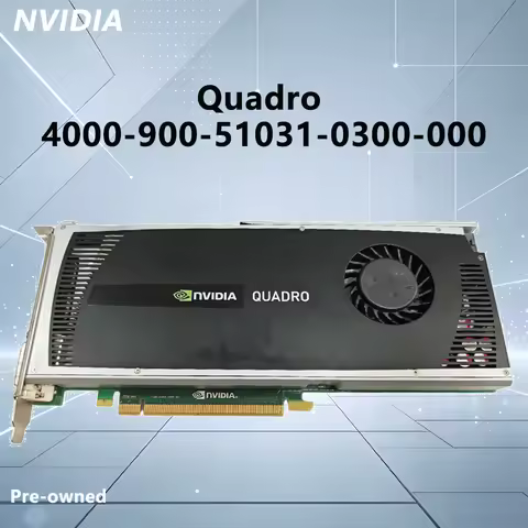 Quadro 4000-900-51031-0300-000 graphics card 2GB support GDDR5 256-bit PCI-E 2.0 Game or office GPU 