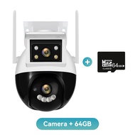 Hamrol V380 PRO Kamera WiFi HD 4MP Outdoor PTZ WiFi Camera Waterproof LED IR Night Vision Dual Lens CCTV Security Protection IP Kamera
