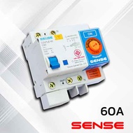 Sense DZ47LE-63 กันดูด เครื่องตัดไฟ เครื่องตัดไฟรั่ว (RCD) เซนส์ ชนิด RCBO 1P+N 4.5kA