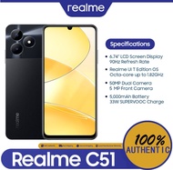 Realme C51 Phone Original 16GB +512GB Cellphone Sale Mobile Phone Gamming 5G Smartphone Cod